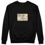 Yüzüklerin Efendisi Orta Dünya Haritası - Lord Of The Rings Sweatshirt