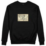 Yüzüklerin Efendisi Orta Dünya Haritası - Lord Of The Rings Sweatshirt