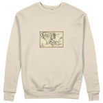 Yüzüklerin Efendisi Orta Dünya Haritası - Lord Of The Rings Sweatshirt