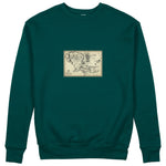 Yüzüklerin Efendisi Orta Dünya Haritası - Lord Of The Rings Sweatshirt