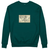 Yüzüklerin Efendisi Orta Dünya Haritası - Lord Of The Rings Sweatshirt