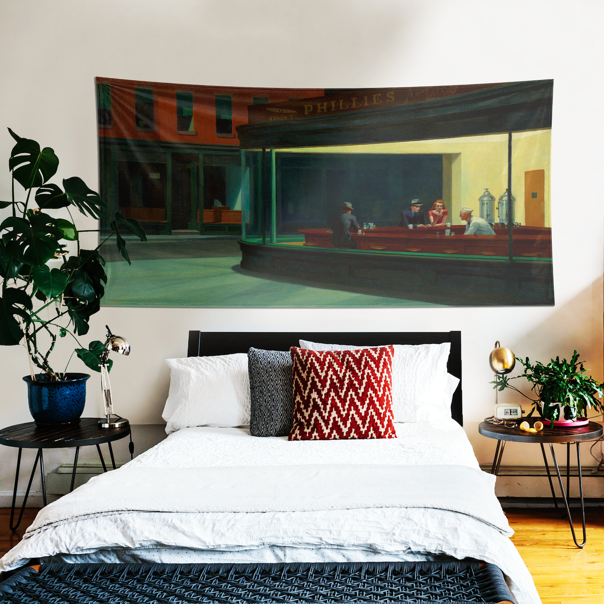 Nighthawks / Gece Kuşları Duvar Örtüsü