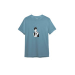 Audrey Hepburn Tişört — Çelik Mavi