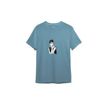 Audrey Hepburn Tişört — Çelik Mavi