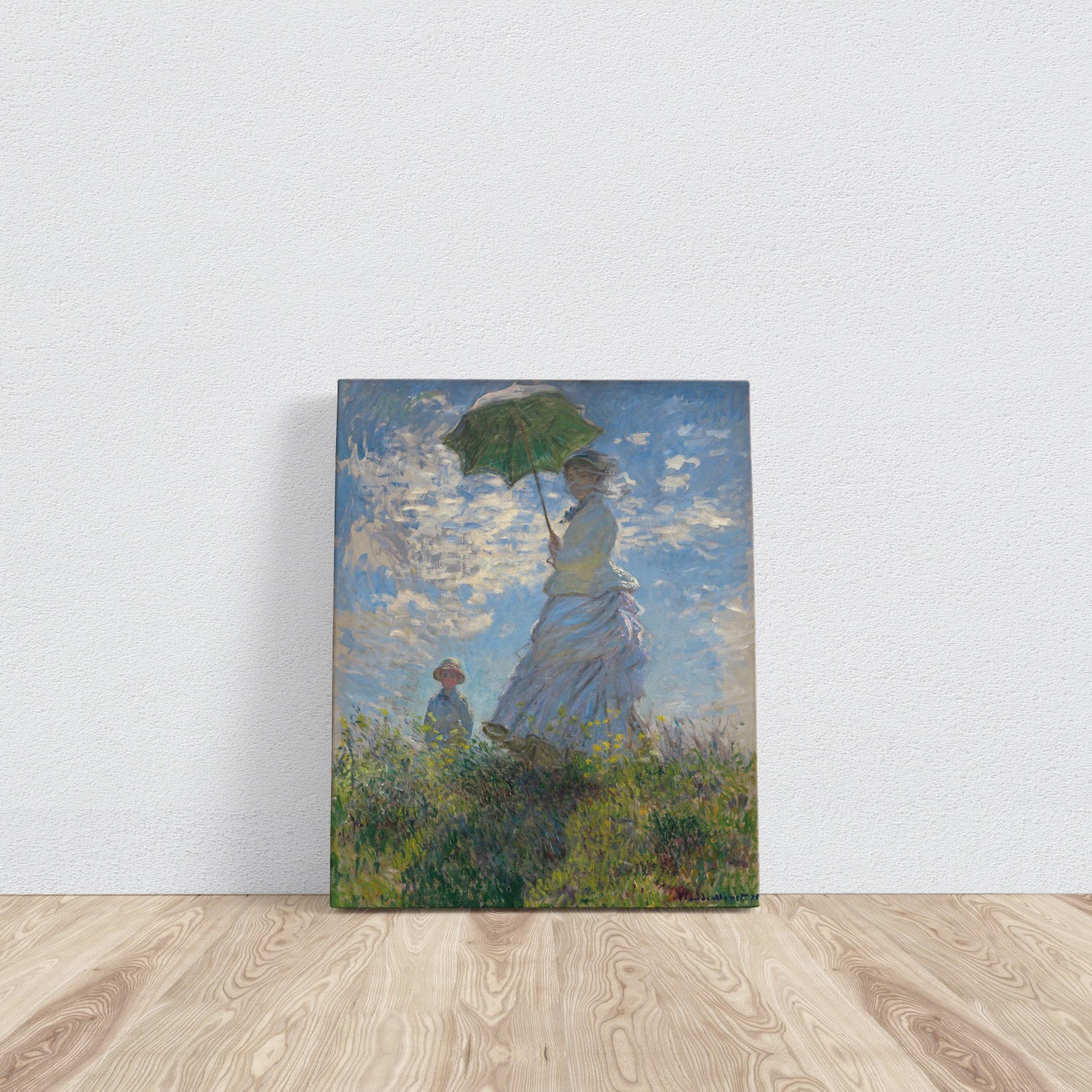 La Promenade / Monet Kanvas Tablo