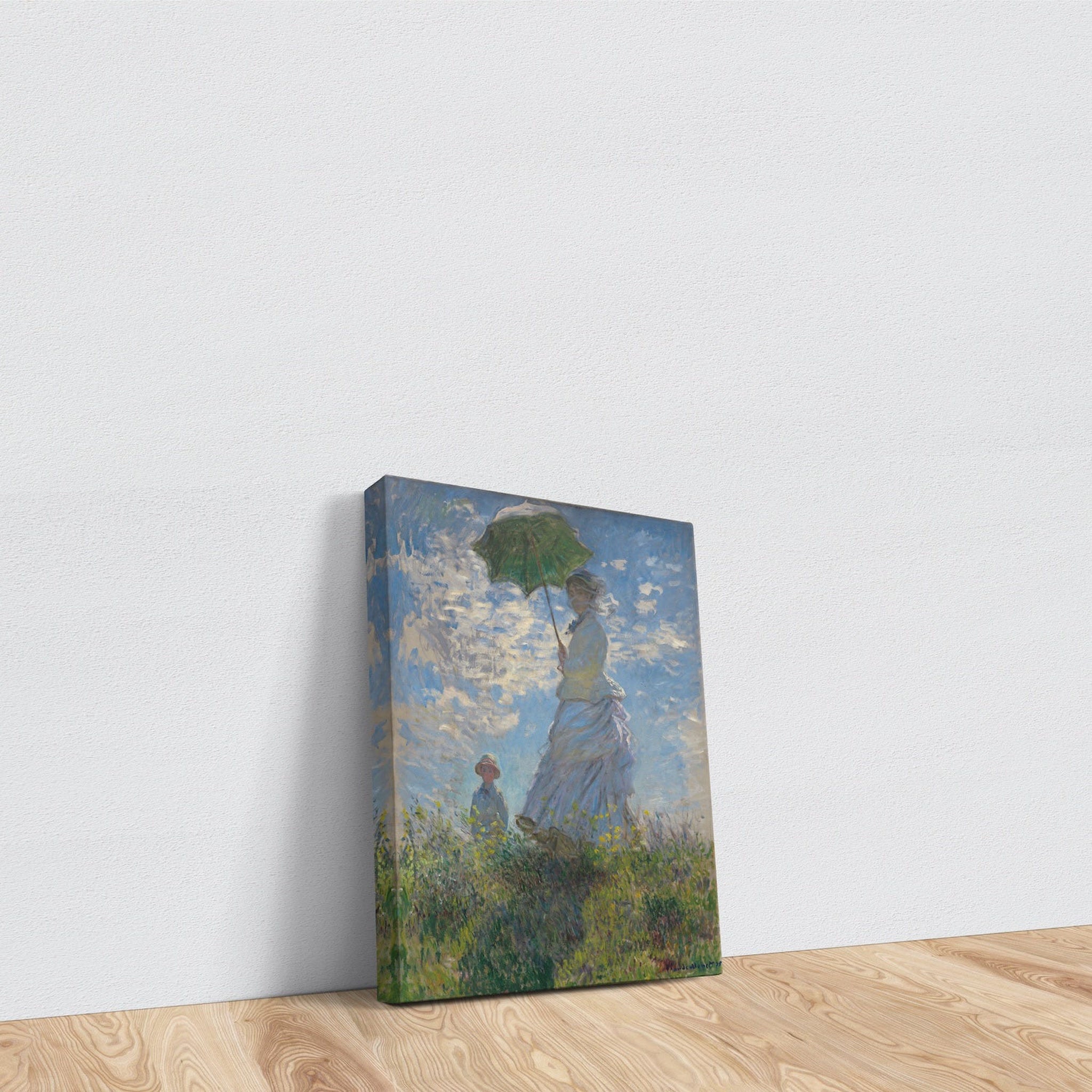 La Promenade / Monet Kanvas Tablo