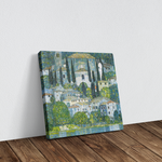 Kirche in Cassone am Gardasee Kanvas Tablo