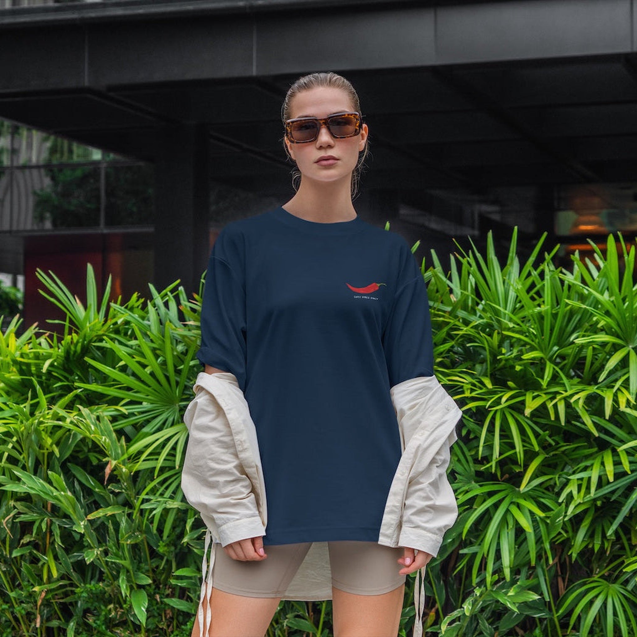 Chili Vibes Only Oversize Tişört