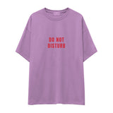 Do Not Disturb Oversize Tişört