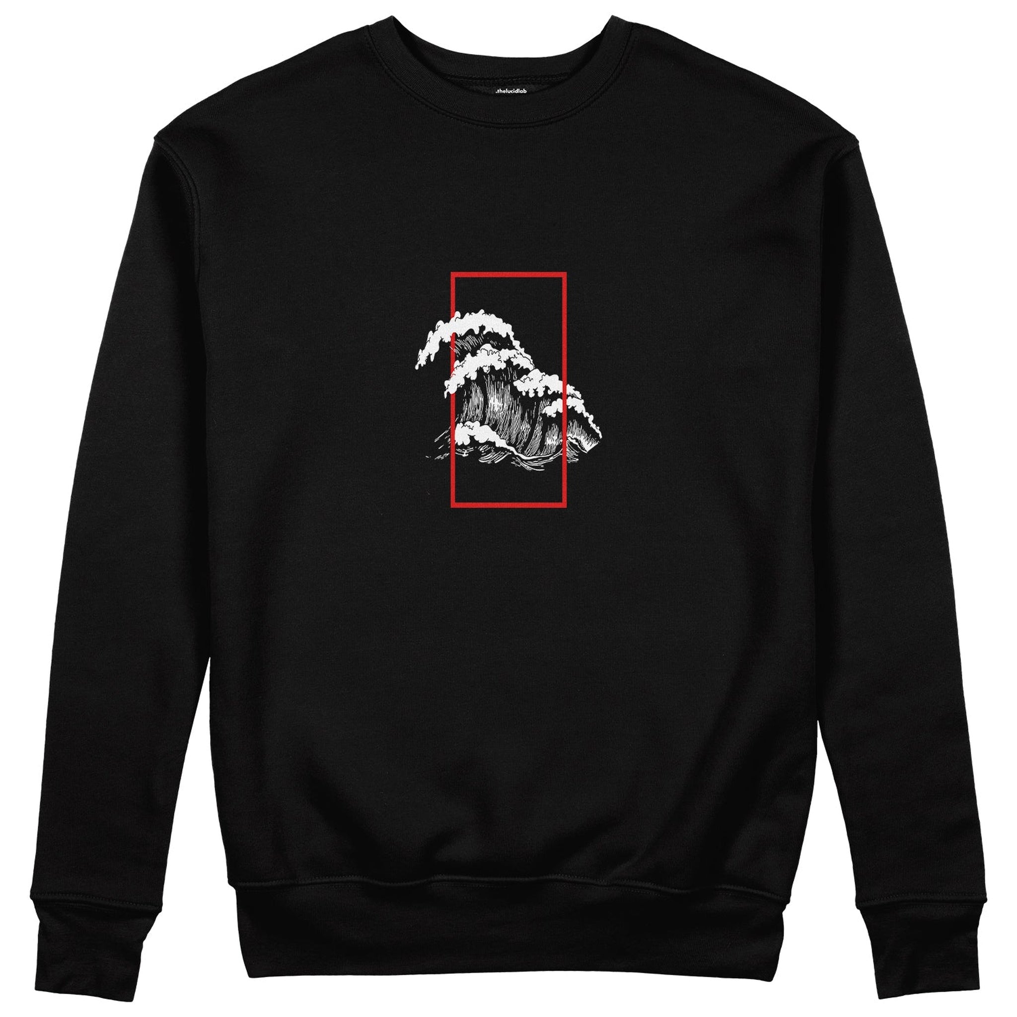 Perspektif Kanagawa Dalgası Sweatshirt