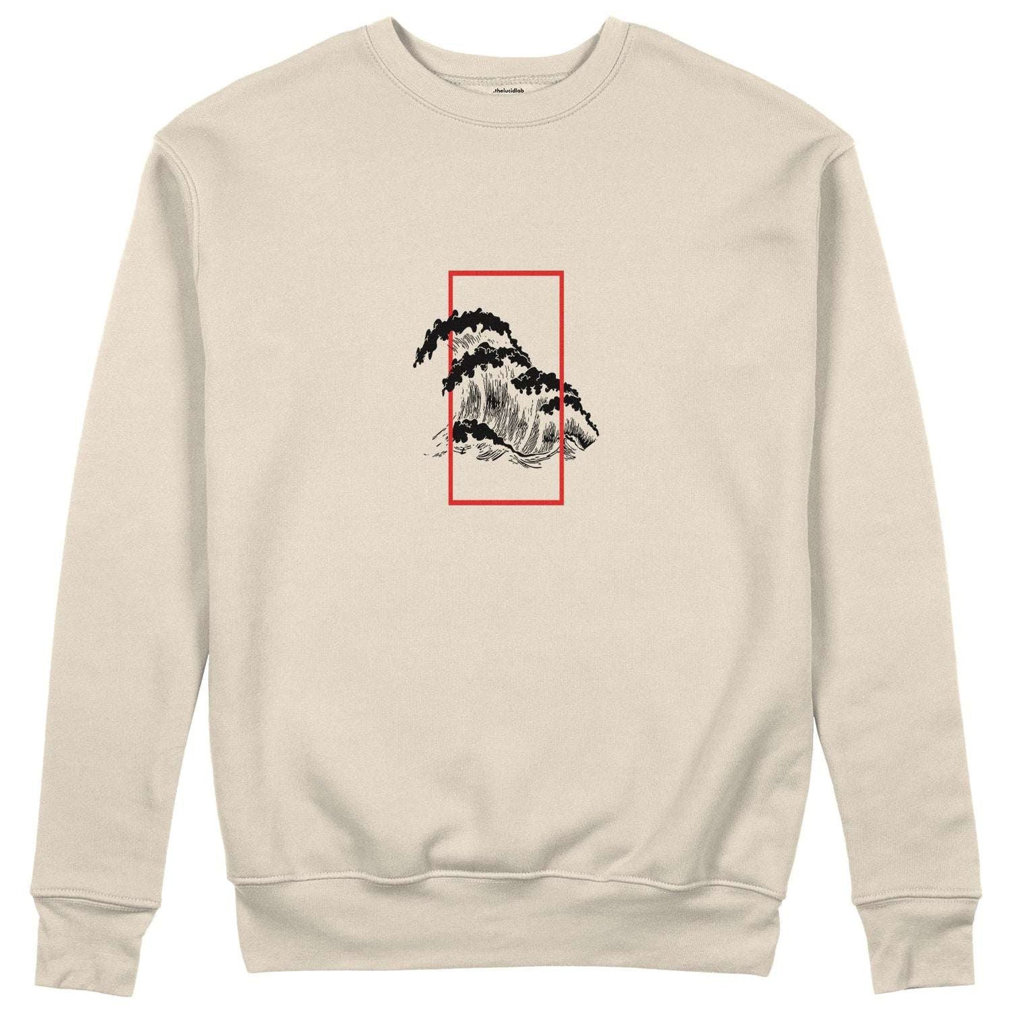 Perspektif Kanagawa Dalgası Sweatshirt