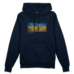Buğday Tarlası ve Kargalar Oversize Hoodie
