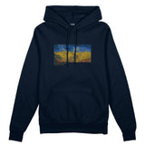 Buğday Tarlası ve Kargalar Oversize Hoodie