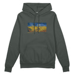 Buğday Tarlası ve Kargalar Oversize Hoodie