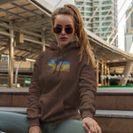 Buğday Tarlası ve Kargalar Oversize Hoodie