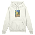Café Terrace at Night Oversize Hoodie