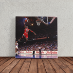 Michael Jordan / Chicago Bulls 1991 NBA Eastern Conference Semifinals Kanvas Tablo