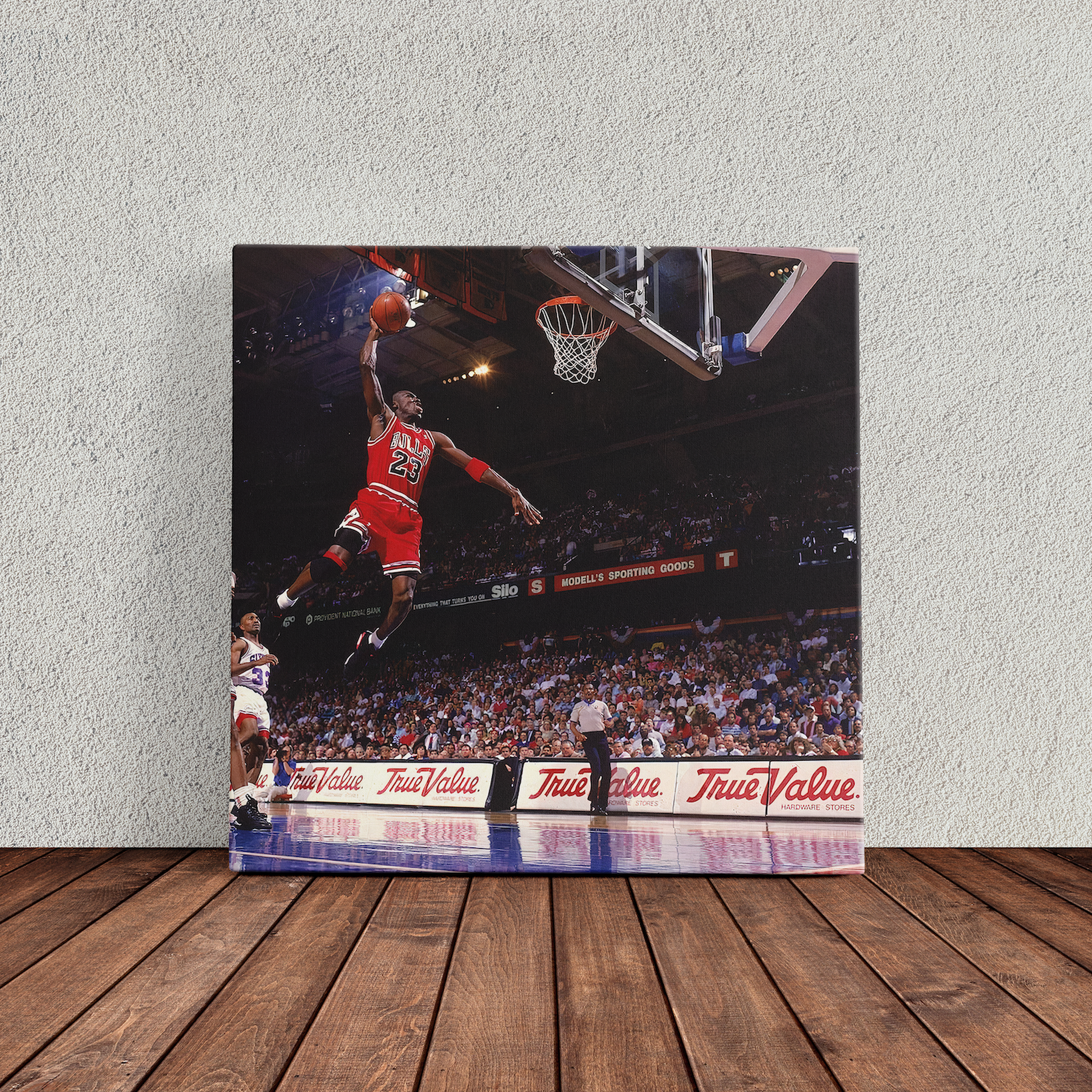 Michael Jordan / Chicago Bulls 1991 NBA Eastern Conference Semifinals Kanvas Tablo