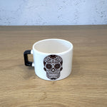 Aztec Skull Siyah U Kulplu Bardak