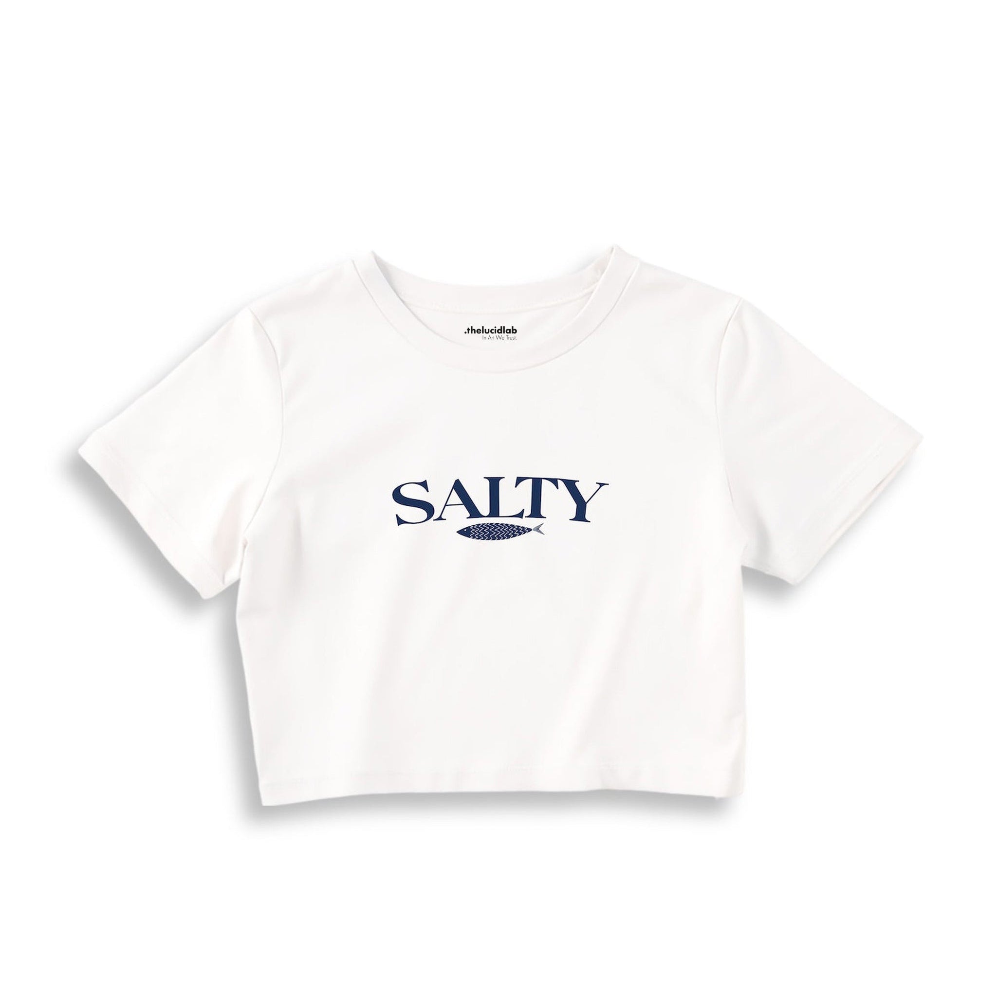 Salty Crop Tişört — Beyaz