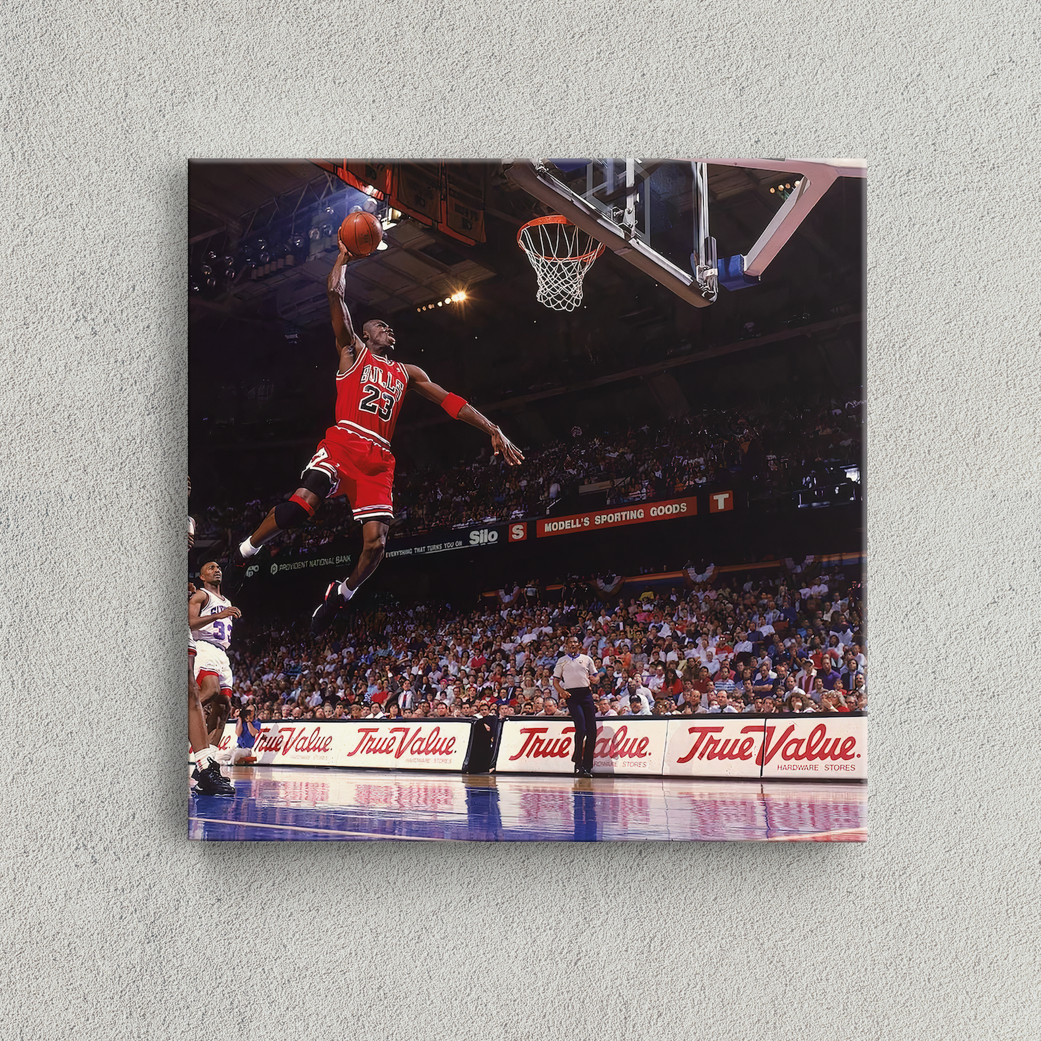 Michael Jordan / Chicago Bulls 1991 NBA Eastern Conference Semifinals Kanvas Tablo