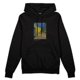 Café Terrace at Night Oversize Hoodie