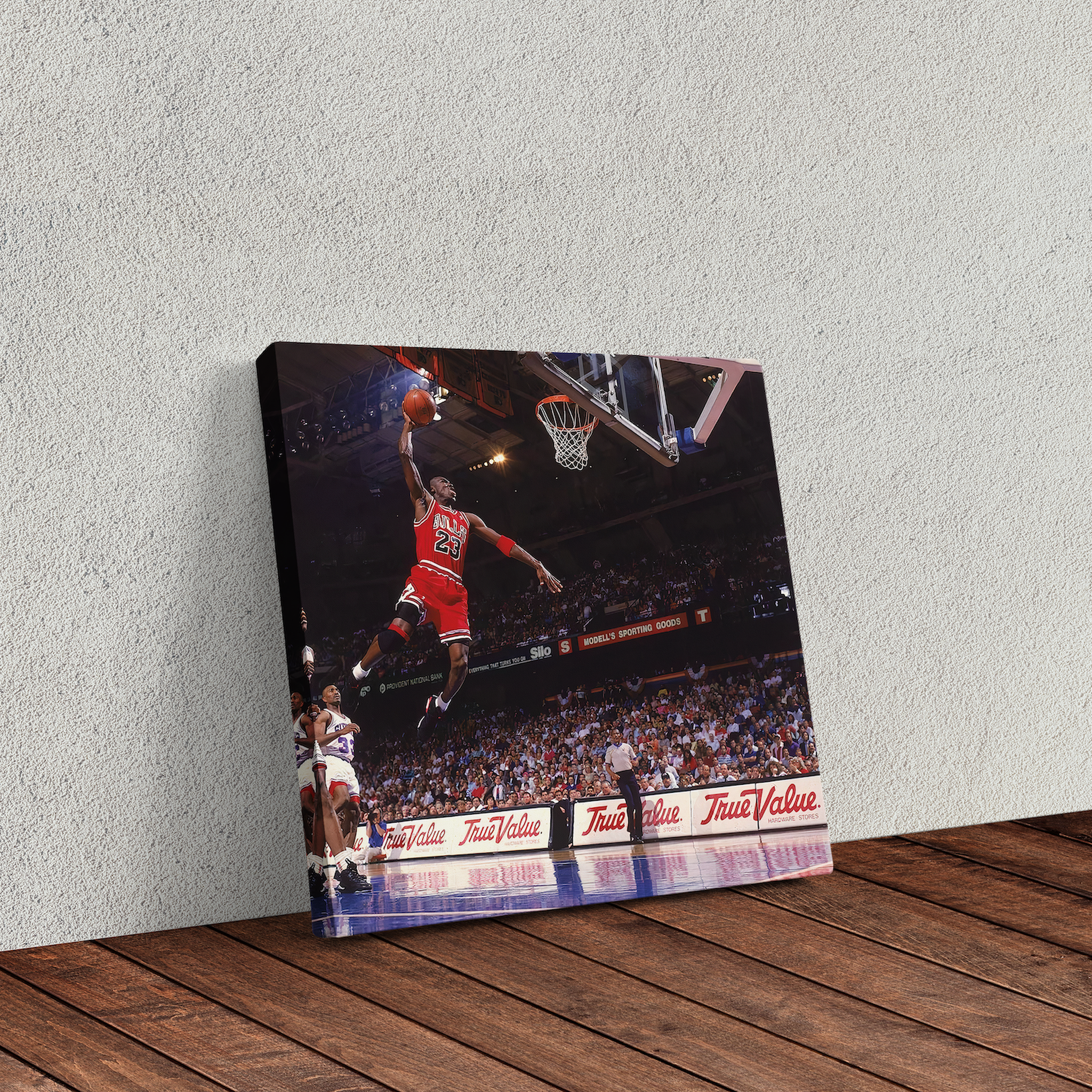 Michael Jordan / Chicago Bulls 1991 NBA Eastern Conference Semifinals Kanvas Tablo