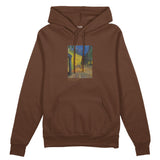 Café Terrace at Night Oversize Hoodie