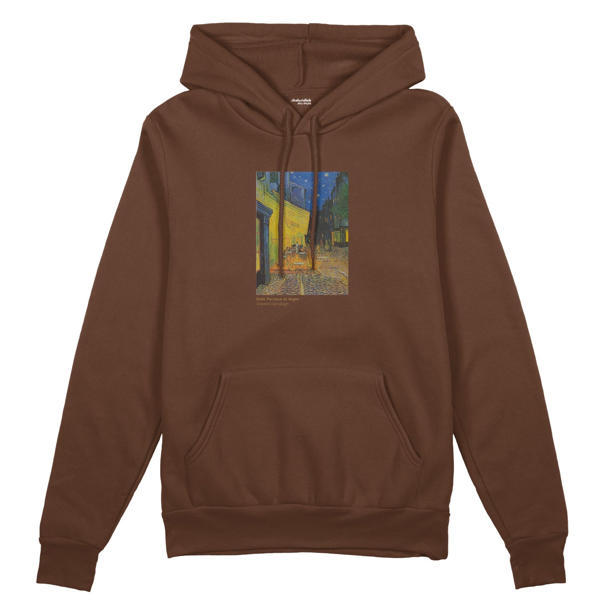 Café Terrace at Night Oversize Hoodie