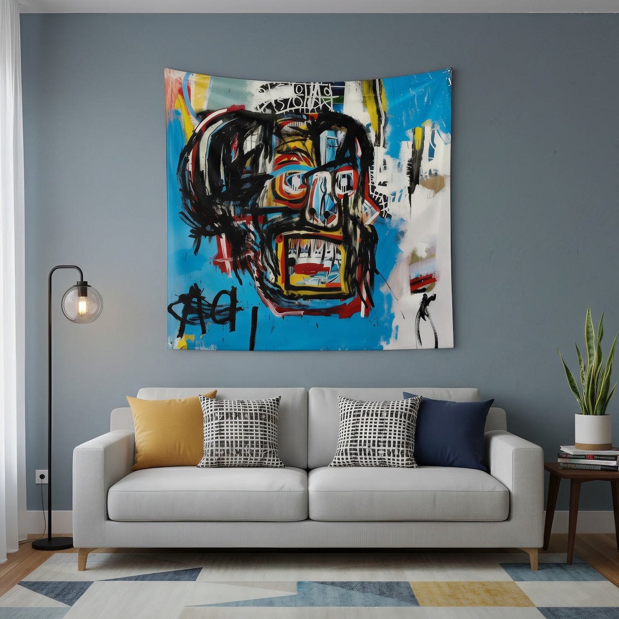 Untitled (1982) – Basquiat Duvar Örtüsü