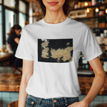 Game Of Thrones Map Tişört