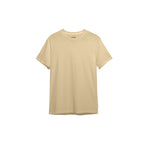 Basic Regular Fit Tişört — Krem