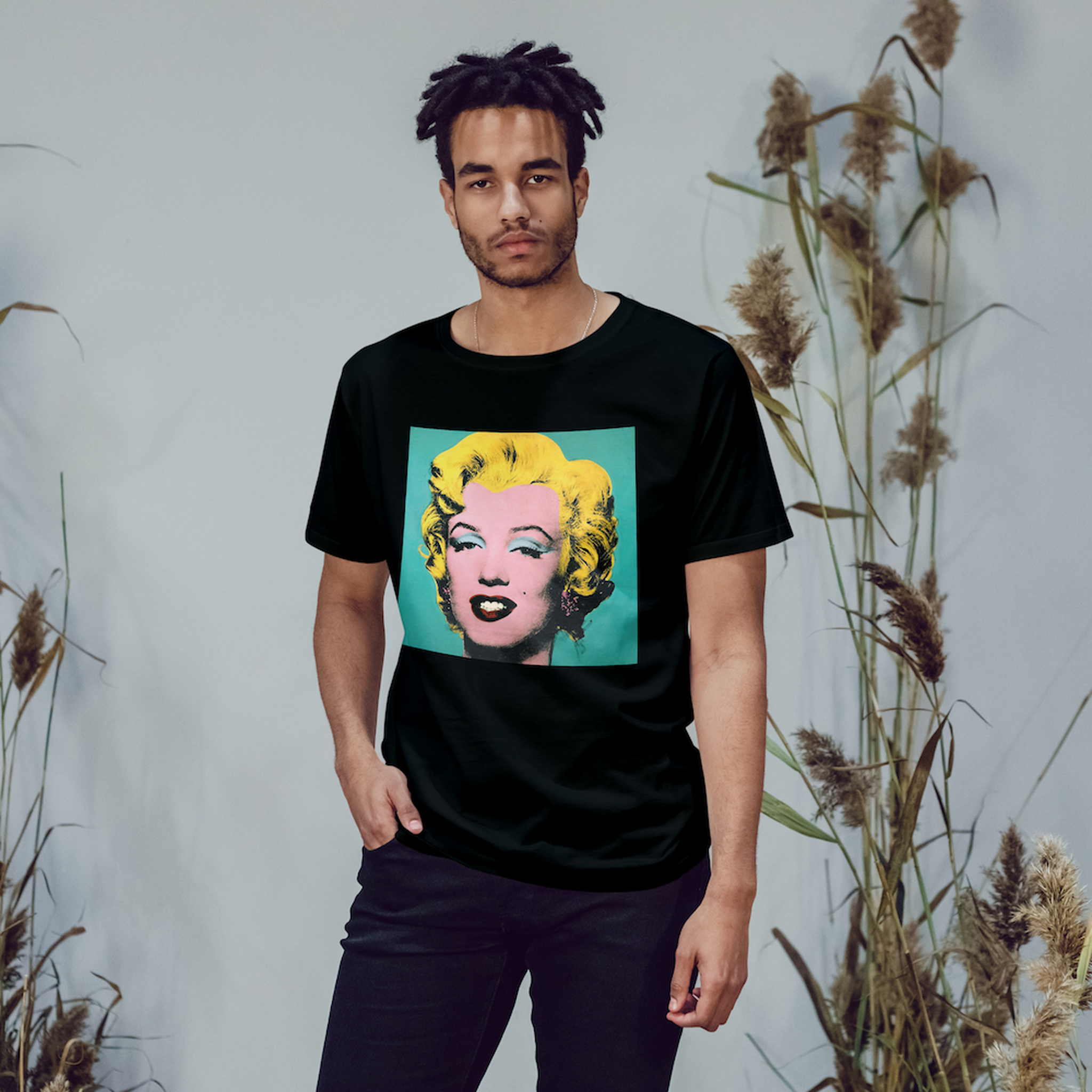 Andy Warhol / Marilyn Monroe Blue Tişört