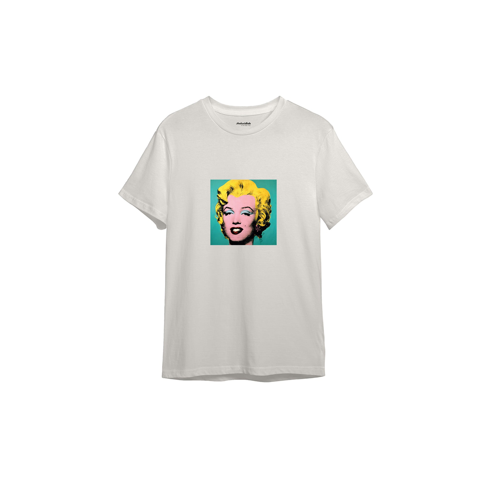 Andy Warhol / Marilyn Monroe Blue Tişört — Ekru