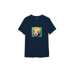 Andy Warhol / Marilyn Monroe Blue Tişört — Lacivert