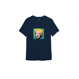 Andy Warhol / Marilyn Monroe Blue Tişört — Lacivert