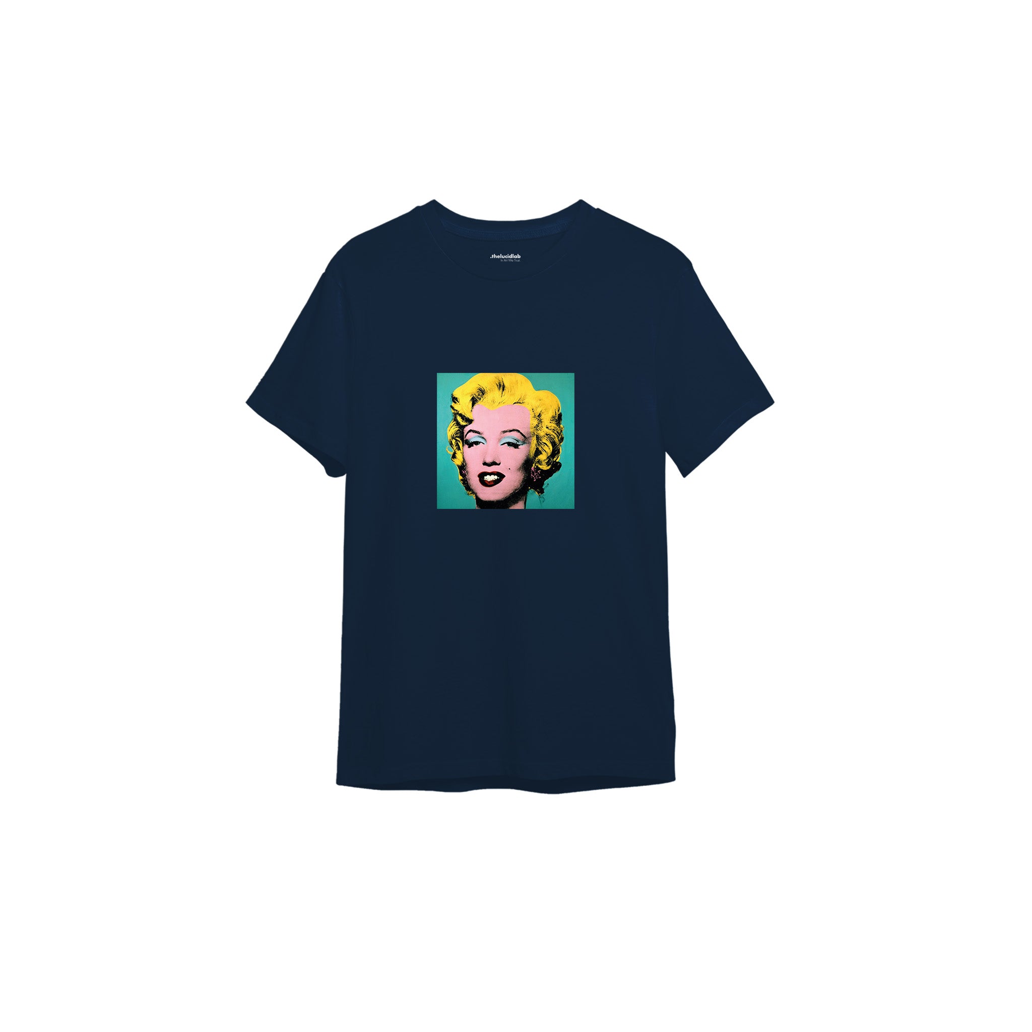 Andy Warhol / Marilyn Monroe Blue Tişört — Lacivert