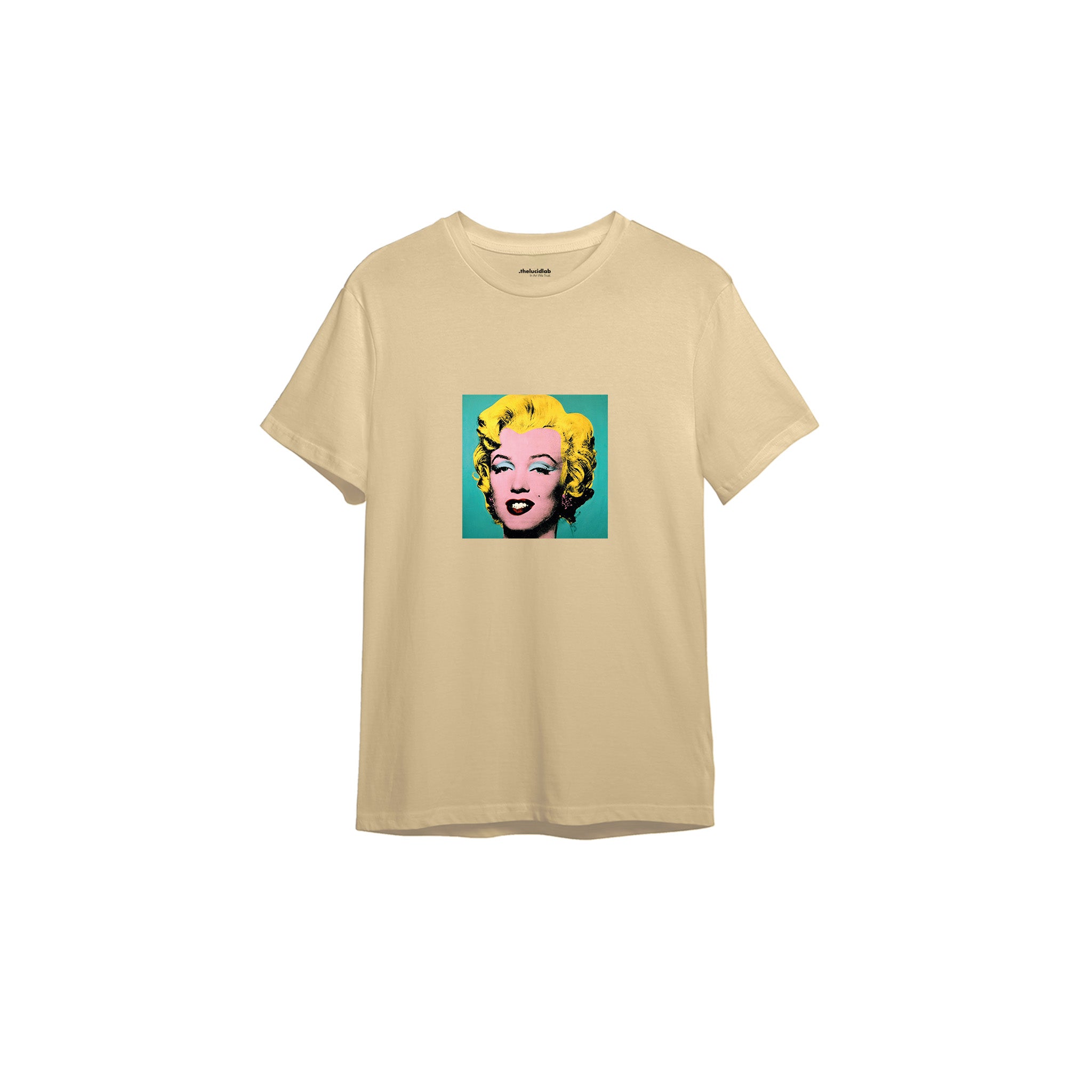 Andy Warhol / Marilyn Monroe Blue Tişört — Krem