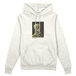 Skull of a Skeleton with Burning Cigarette Oversize Hoodie