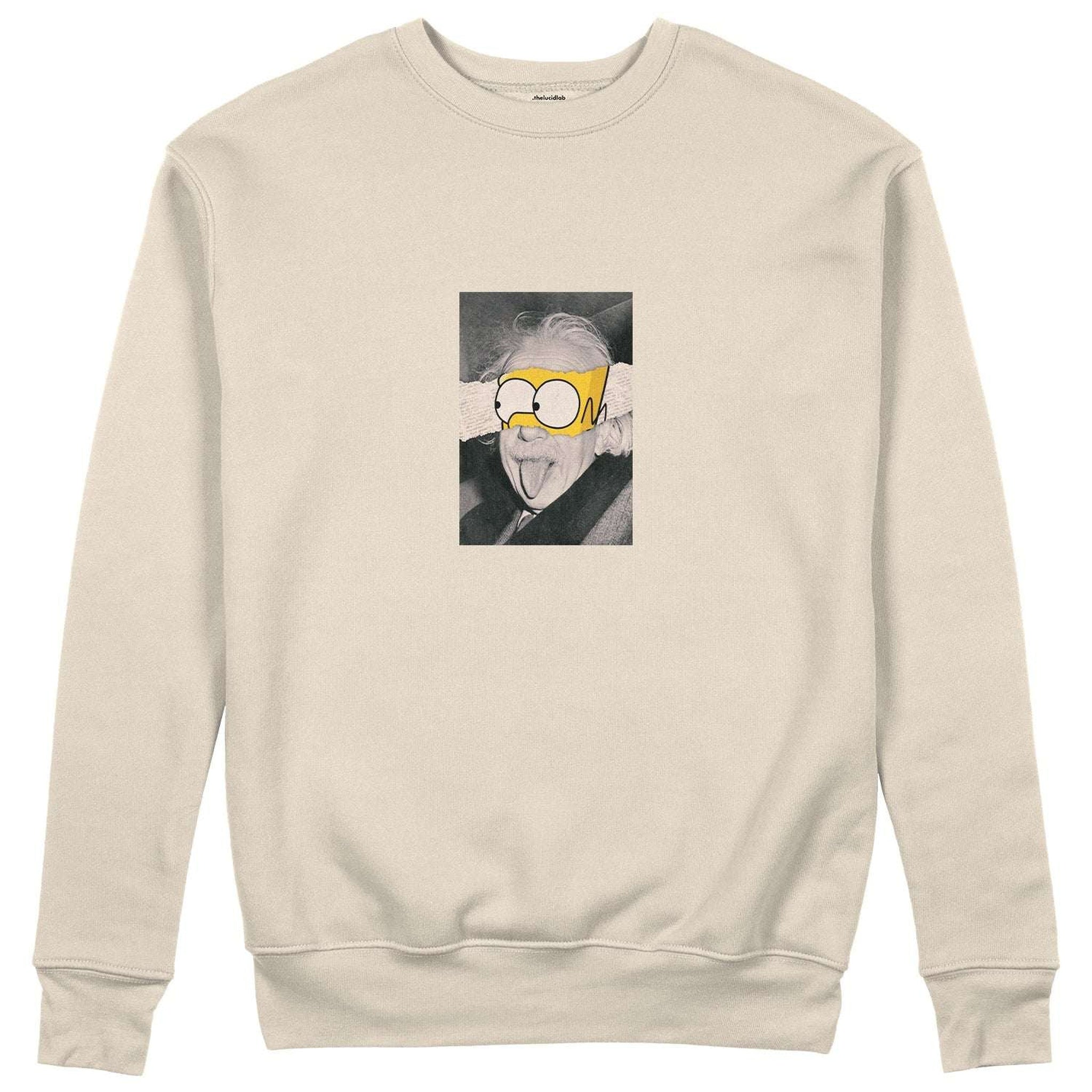 Albert Einstein / Homer Simpson Sweatshirt