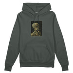 Skull of a Skeleton with Burning Cigarette Oversize Hoodie