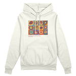 Color Study, Squares With Concentric Circles Oversize Hoodie