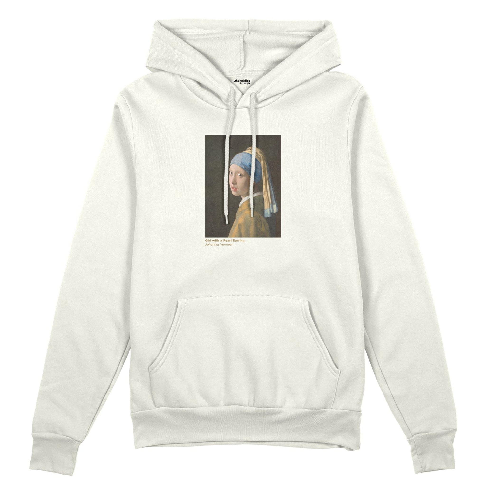 İnci Küpeli Kız Oversize Hoodie