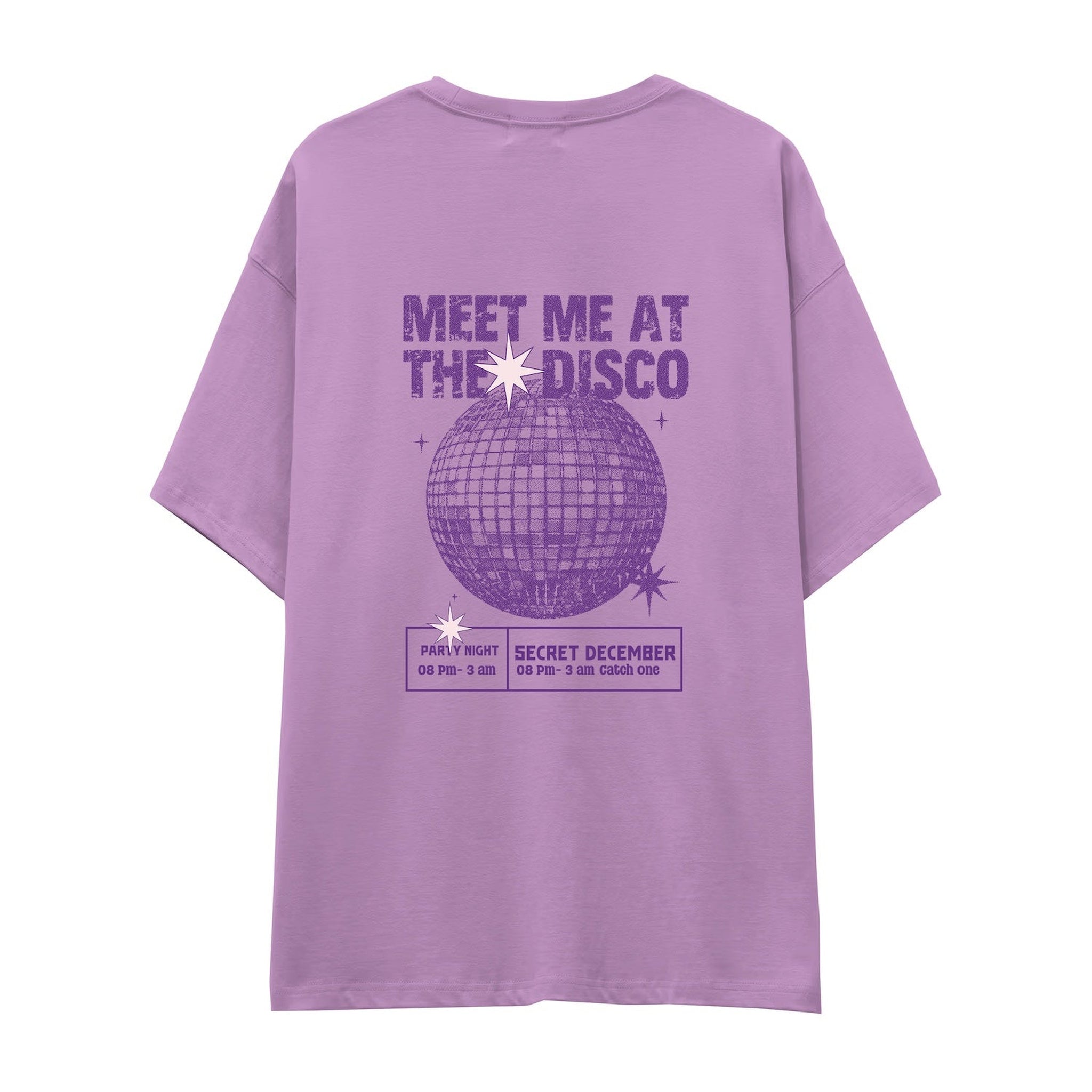 Meet Me At The Disco Oversize Tişört