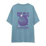 Meet Me At The Disco Oversize Tişört