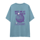 Meet Me At The Disco Oversize Tişört