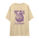 Meet Me At The Disco Oversize Tişört