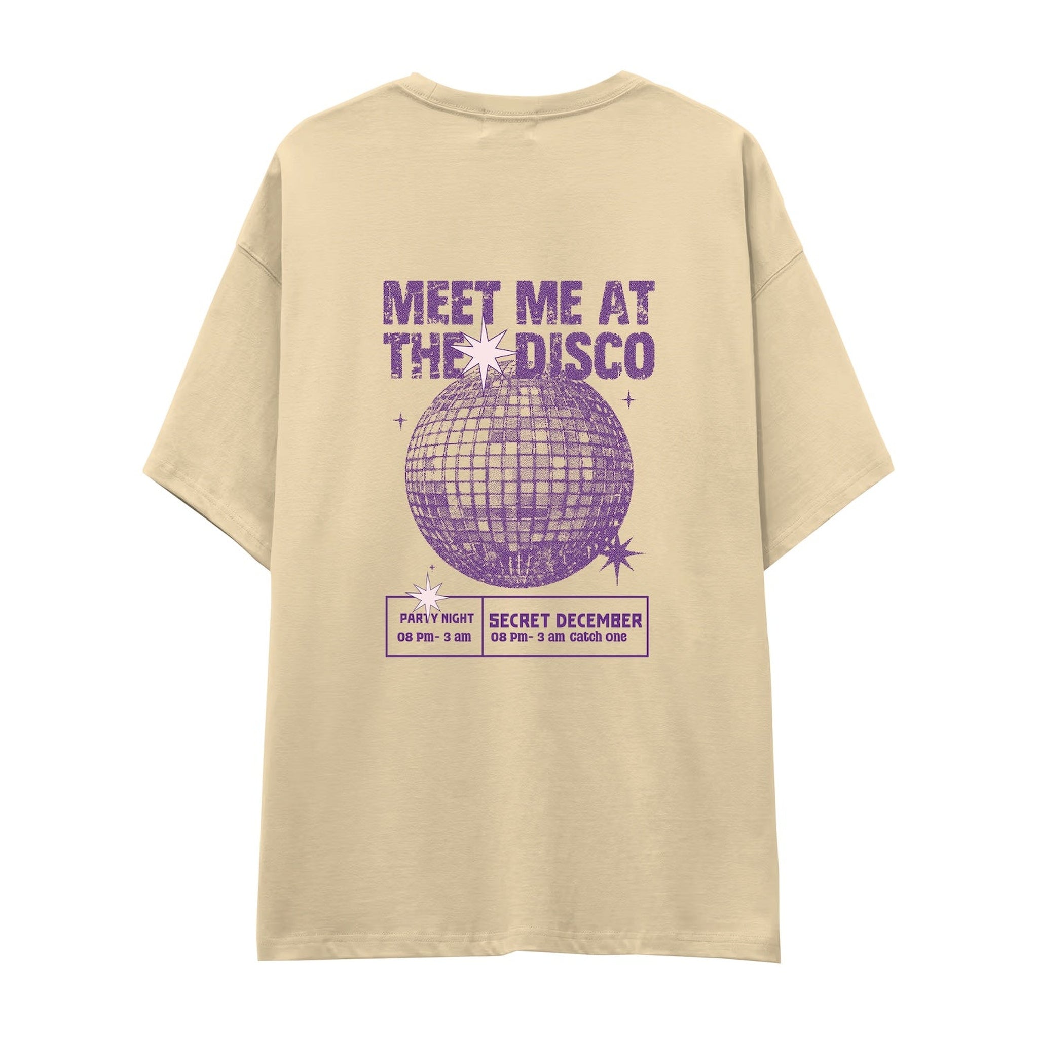 Meet Me At The Disco Oversize Tişört