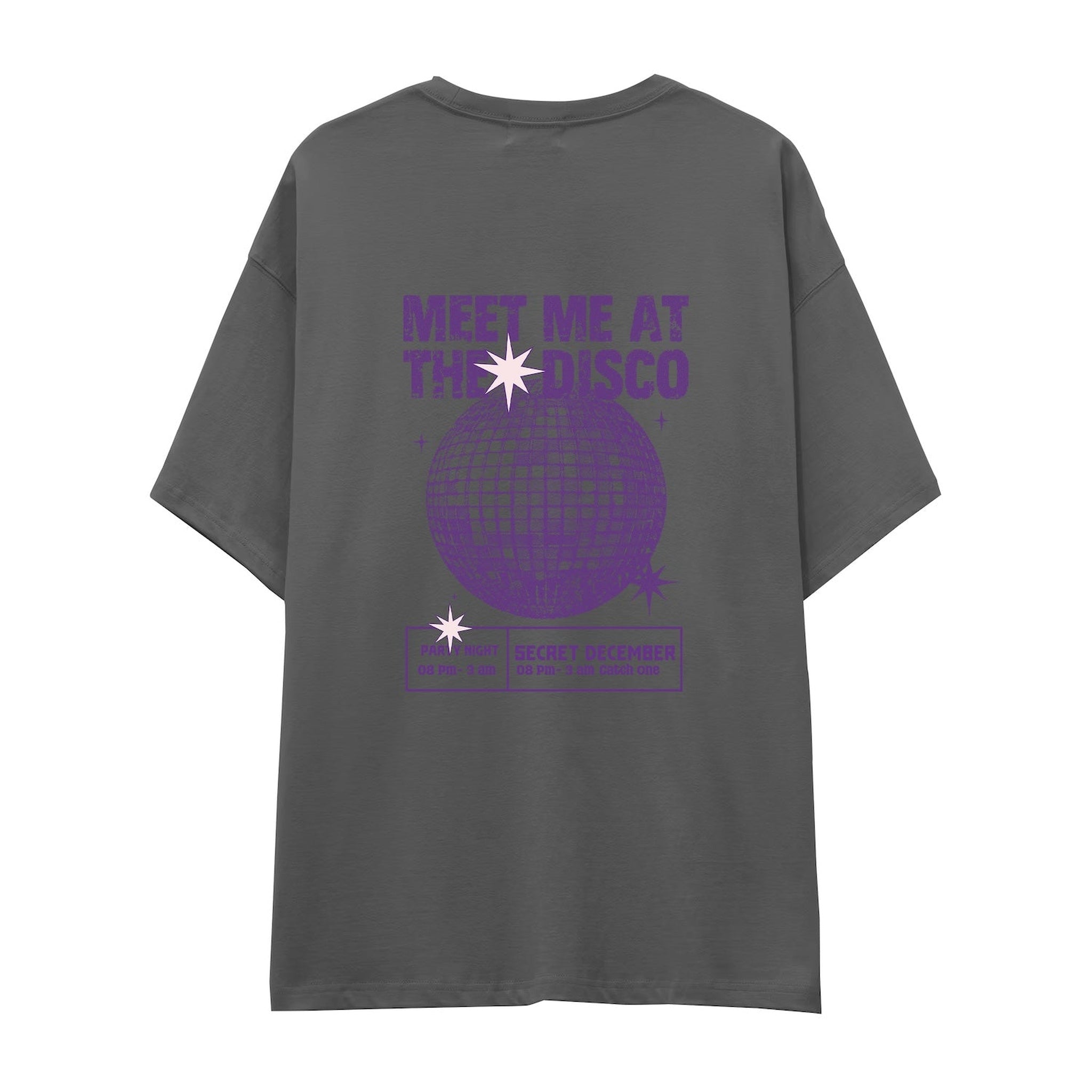 Meet Me At The Disco Oversize Tişört