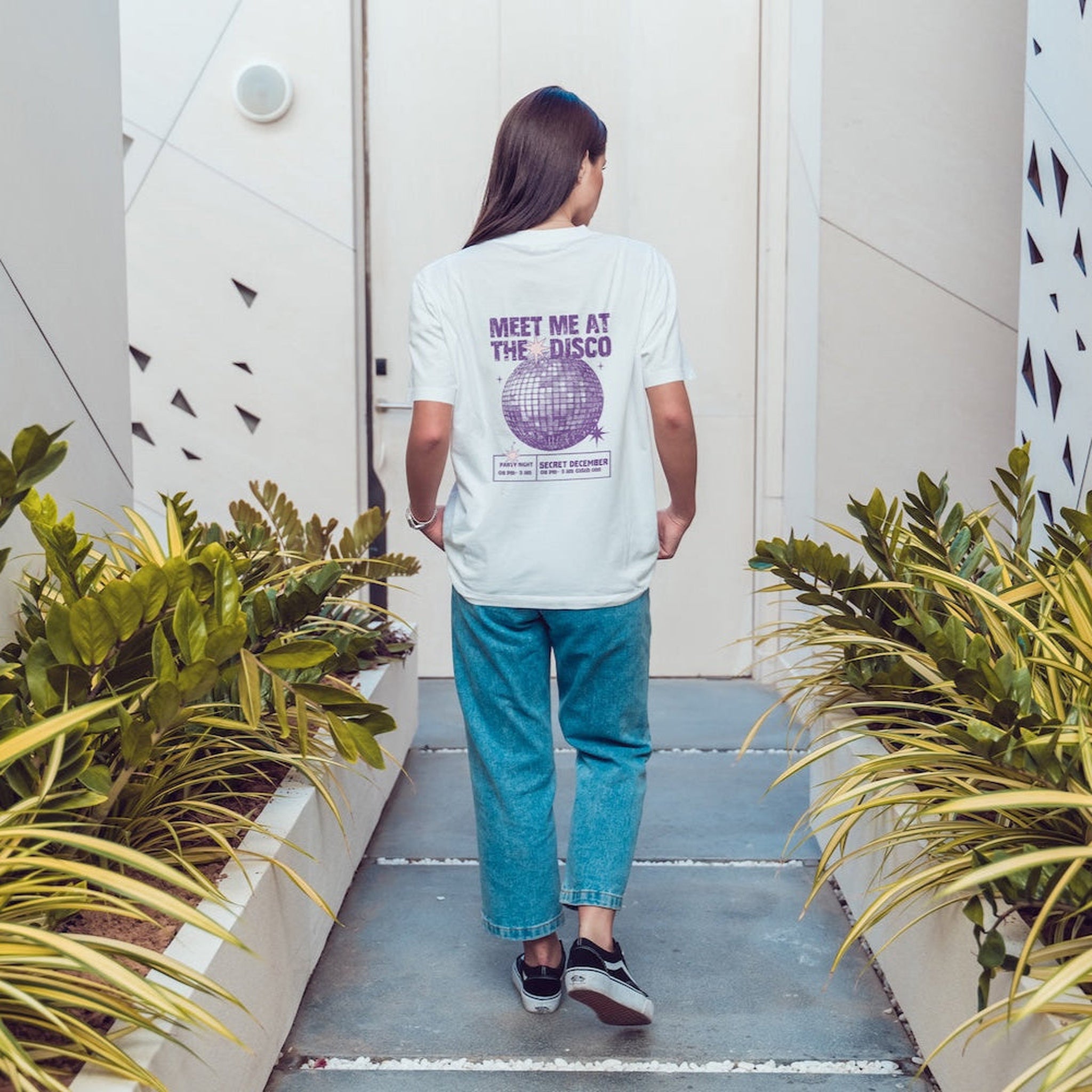 Meet Me At The Disco Oversize Tişört
